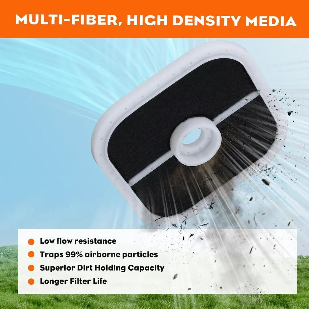 Hipa 2 Pack A226000351 Air Filter for Echo PB251 PB-265L PB-255LN PB265L PB255LN PB255 ES255 SRM280T PAS280 SRM280 SRM280S SRM280U Blower Trimmer - Image 4