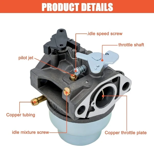 Hipa 16100-Z0L-023 Carburetor For Honda GCV135 GCV160 GC135 GC160 HRB216 HRR216 HRS216 HRT216 HRZ216 Lawn Mower Replace 16100-Z0L-853 16100-ZM0-803 - Image 3