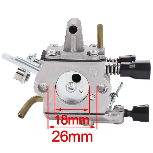 Hipa FS120 Carburetor Kit with Ignition Coil for Stihl FS120R FS250R FS250 FS200 FS200R FS300 FS350 String Trimmer Parts # 4134-120-0651 C1Q-S51C - Image 5