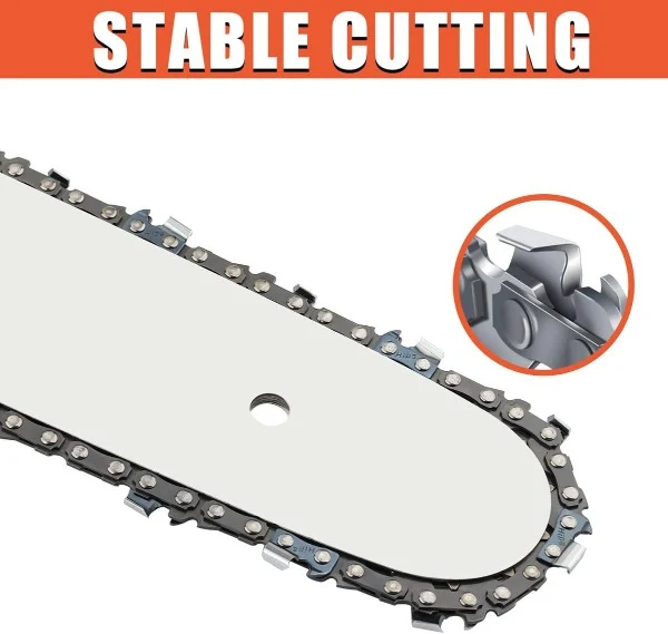 14 Inch Chain 3/8 LP .050 52 DL For S52 Husqvarna 120i 436Li 536LiXP Ryobi RY3714 Echo CS310 CS300 CS306 Chainsaw # 91VXL052G - Image 4