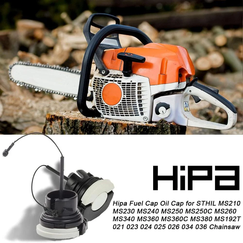 Hipa Fuel Cap Oil Cap for STHIL MS390 MS250 MS210 MS230 MS240 MS250C MS260 MS340 MS360 MS360C Chainsaw Replace 0000-350-0525 0000-350-0526 - Image 5