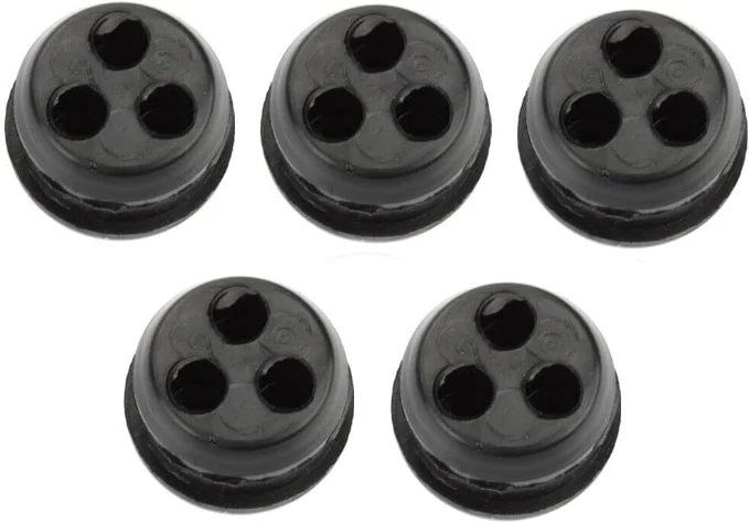 5-Pack Fuel Tank Tube 3-Hole Grommet for ECHO SRM210 SRM210i SRM211 SRM211i SRM210U SRM211U SRM225 SRM310 Trimmer # 13211546730 V137000030 - Image 6